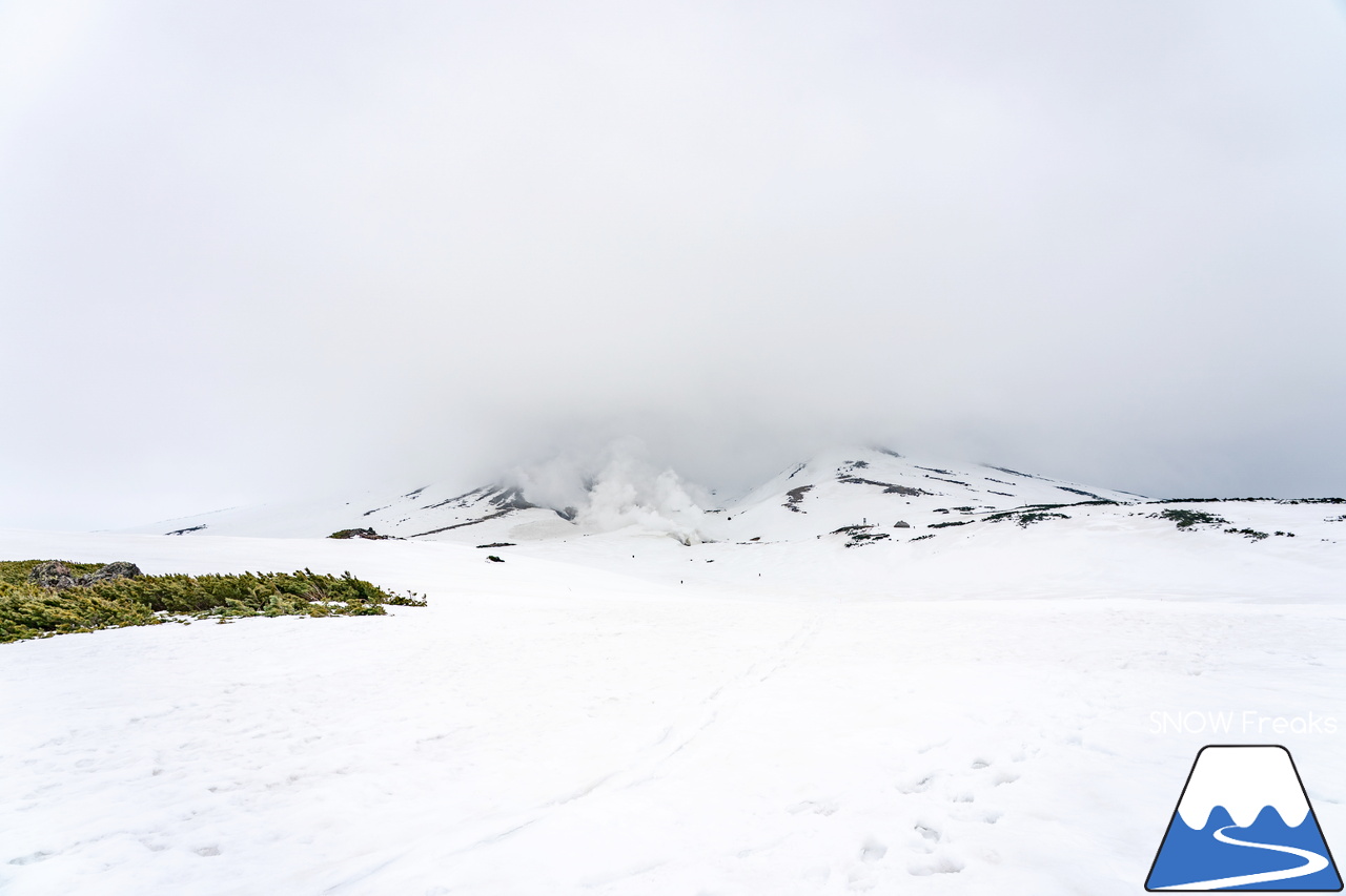 大雪山旭岳ロープウェイ｜北海道最高峰「旭岳」で、ひと足先に滑り納め…。2024-2025シーズンも SNOW Freaks をご覧くださり、どうもありがとうございました！